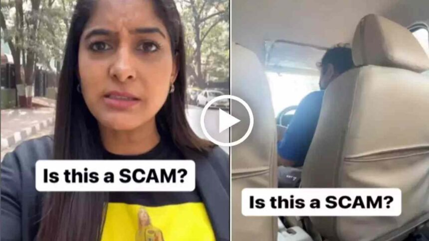 Ola Cab Driver Scam With Anisha Dixit Viral Video