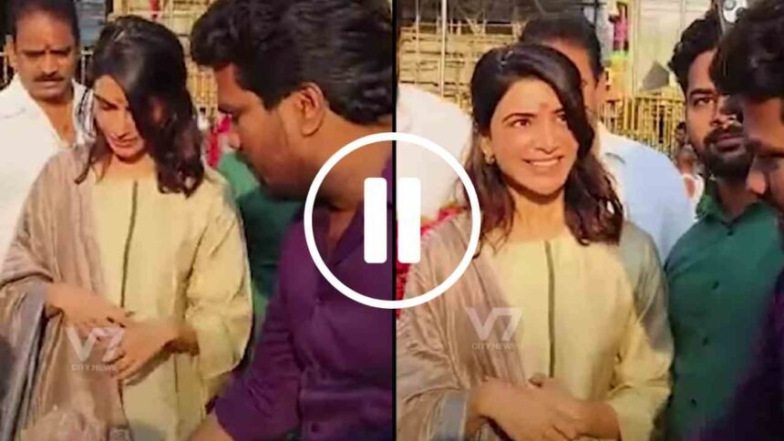 Samantha Visits Tiruchanur Temple Viral Video