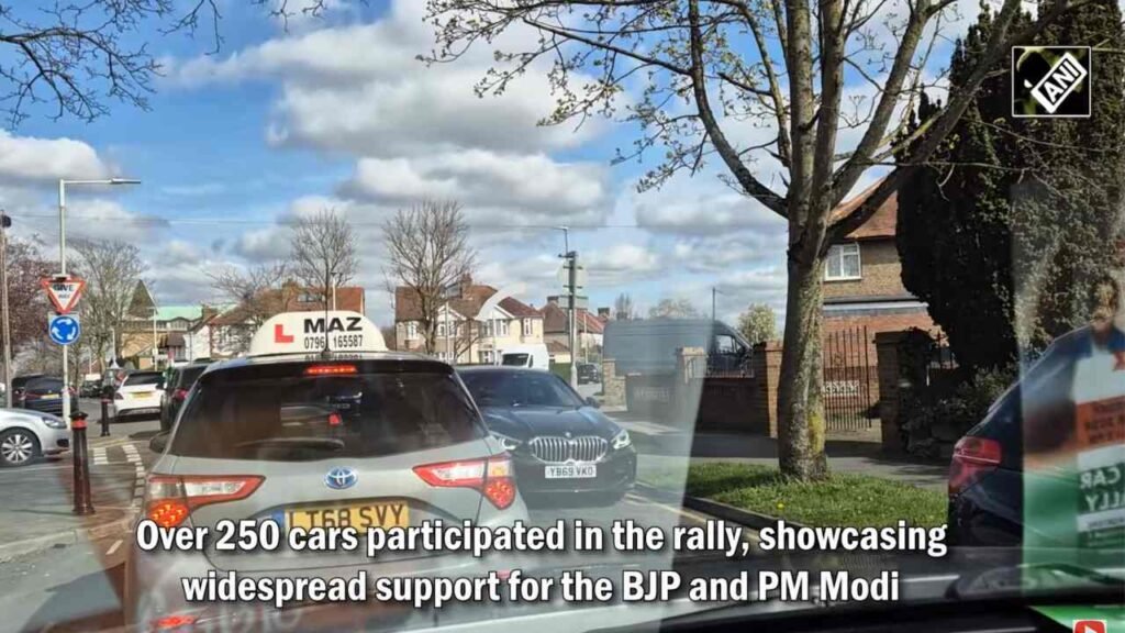 BJP Car Rally in the UK